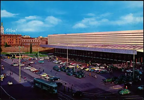 Cartoline Rom Roma Stazione Termini Bahnhof Termini 1976