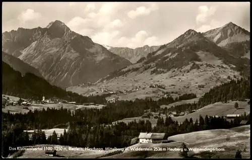 Riezlern-Mittelberg Vorarlberg Kleinwalsertal  Hirschegg  Walmendingerhorn 1960