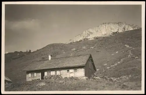 Ansichtskarte Kleinwalsertal-Mittelberg/Vorarlberg Hoher Ifen Hütte 1928