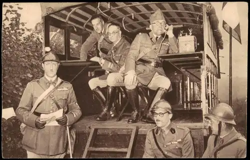 Militär & Propaganda (Frankreich) POSTE DE COMMANDEMENT AUX MANOEUVRES 1915