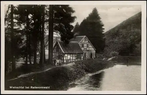 Ansichtskarte Radevormwald Wanderheim "Wiebachhütte" 1932