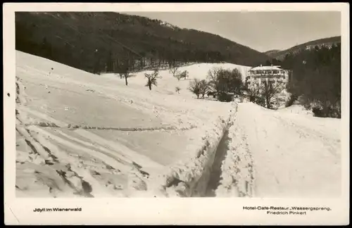 Neuhaus im Wienerwald-Weissenbach an der Triesting Hotel-Cafe-Restaurant 1936