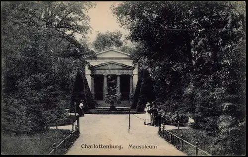 Ansichtskarte Charlottenburg-Berlin Mausoleum 1912