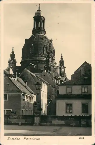 Ansichtskarte Innere Altstadt-Dresden Frauenkirche vor der Zerstörung 1958
