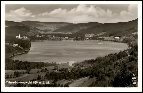 Titisee-Neustadt Titisee (Schwarzwald) Panorama Totalansicht 1953