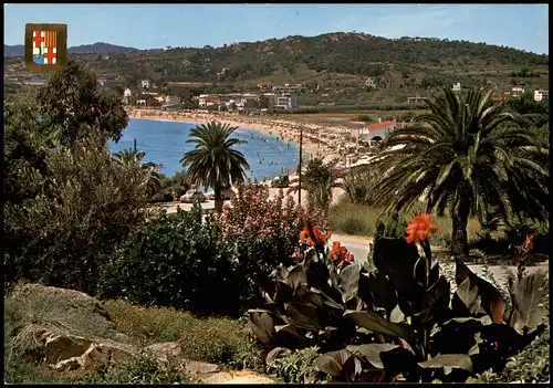 Costa Brava Panorama Spanien: SAN FELIU DE GUIXOLS (Costa Brava) 1980