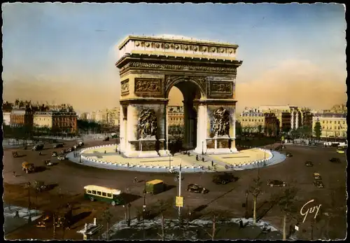 CPA Paris Pariser Triumphbogen Arc de Triomphe de l’Étoile 1941