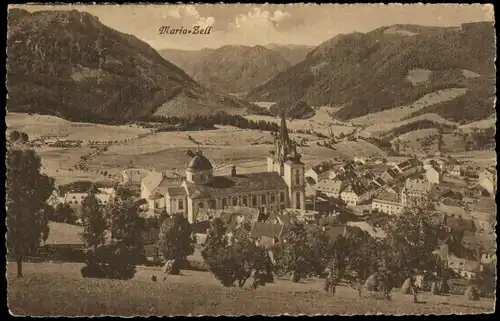 Ansichtskarte Mariazell Panorama-Ansicht von Maria-Zell 1920