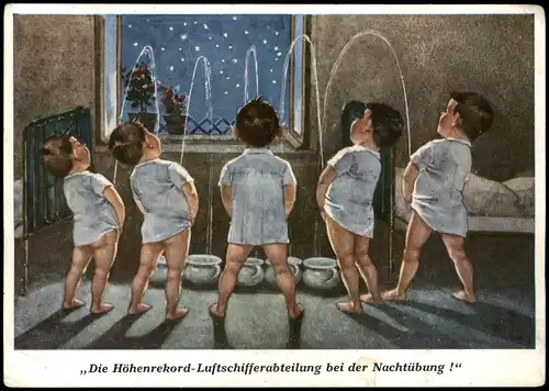 "Die Höhenrekord Luftschifferabteilung bei der Nachtübung!" 1980