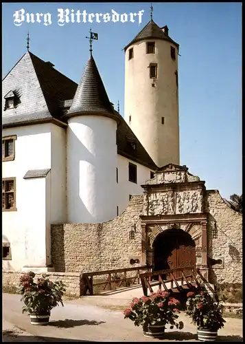 Rittersdorf (Eifel) Burg Rittersdorf Wasserburg  Naturpark Südeifel 1990