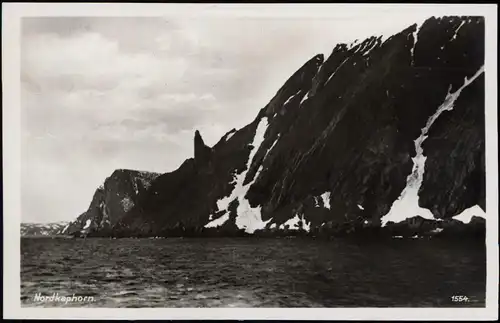 Postcard Nordkap Davvinjárgga Nordkaphorn. Norge Norway 1927