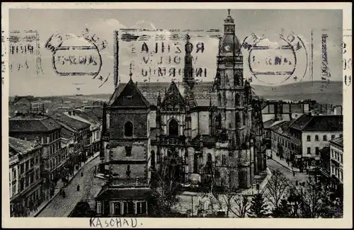 Postcard Kaschau Košice (Kassa) Stadtblick 1932