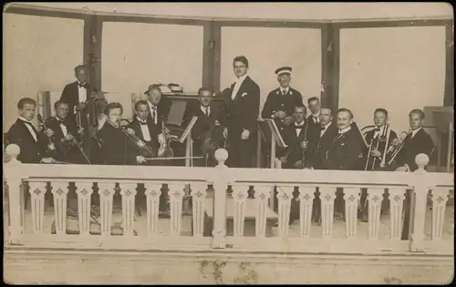 Foto Misdroy Międzyzdroje Musikmusche, Kapelle 1921 Privatfoto