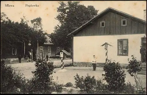 Postcard Mielau Mława Peplowka - Straße 1914
