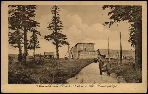 Schreiberhau Szklarska Poręba Neue schlesische Baude, Wanderer 1922