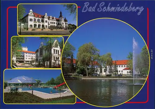 Bad Schmiedeberg Kurhaus, Rahabilitationsklinik, Blick zum Kurmittelhaus   1995