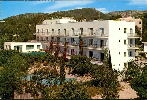 Postales Paguera Hotel Villa Font (Gebäudeansicht) 1971