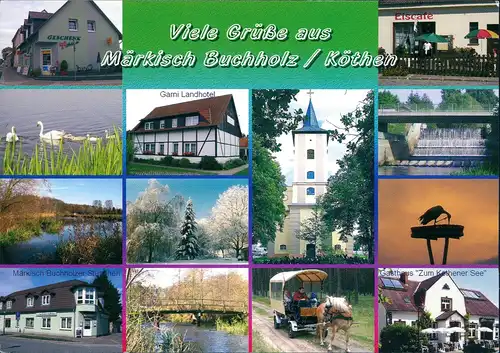 Märkisch Buchholz Wendisch Buchholz Hotel Garni, Schreibwaren Geschäft uvm 2009