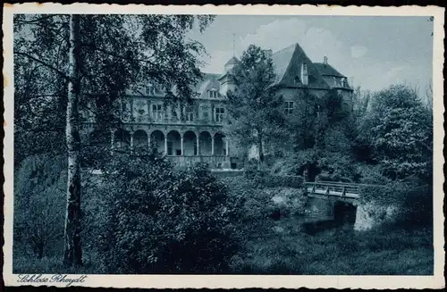 Ansichtskarte Rheydt-Mönchengladbach Schloss (Castle) Gebäude-Ansicht 1930