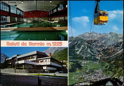 Cartoline .Italien Italia Saluti da Bormio (Mehrbildkarte) 1979