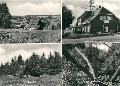 Zinnwald-Georgenfeld-Altenberg Erzgebirge HO-Café "Hochmoor", Moorhütte 1982