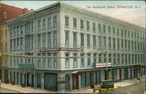 Postcard Syracuse (New York) The Vanderbilt Hotel. 1909