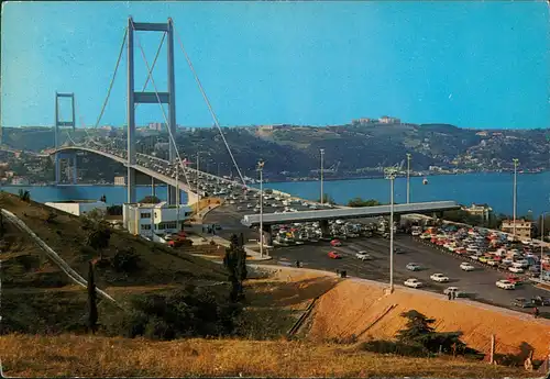 Istanbul K  Constantinople ISTANBUL  GÜZELLİKLERİ TÜRKİYE, Brücke Bosporus 1988