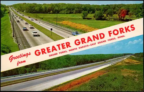 .USA United S. America GRAND FORKS, NORTH DAKOTA-EAST GRAND FORKS, MINN. 1965