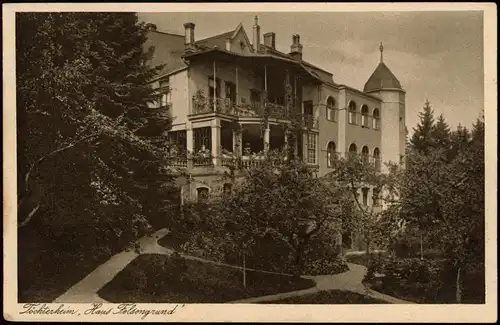 Ansichtskarte Bad Suderode Töchterheim, Haus Felsengrund 1932
