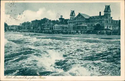 Cranz Selenogradsk (Зеленоградск) Hotel Monopol bei Sturm 1929