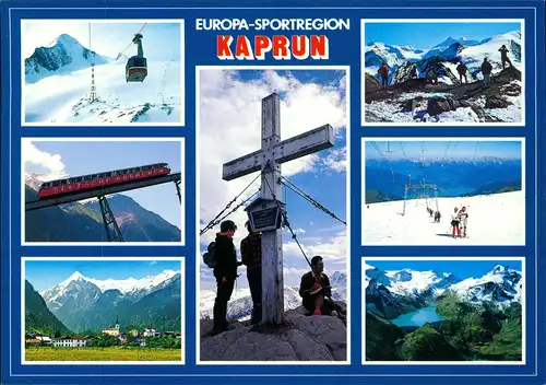 Kaprun Mehrbild-AK Europa-Sportregion Kaprun Salzburger Land 1990