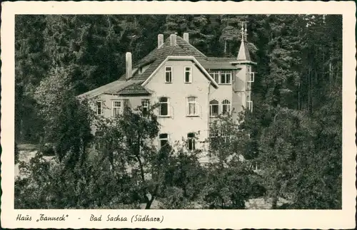 Ansichtskarte Bad Sachsa Haus Tanneck 1956