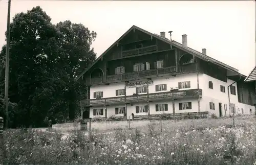 Ansichtskarte .Bayern Gaststätte Haus Fischbach 1962