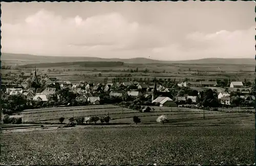 Ansichtskarte Nieheim Gesamtansicht - Fotokarte 1962