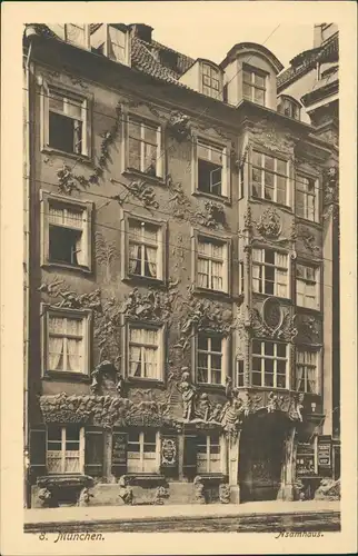 Ansichtskarte München Asamhaus. Restaurant 1923