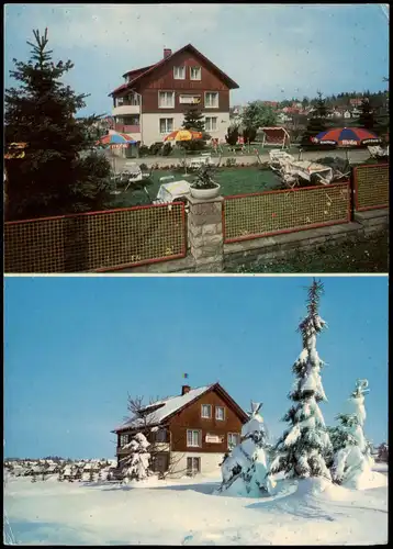 Ansichtskarte Hohegeiß-Braunlage Hotel-Pension HAUS SONNENECK 2 Bild 1973