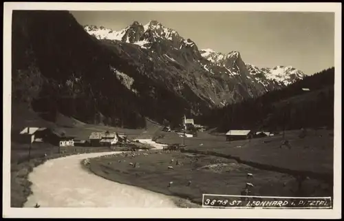 Ansichtskarte St. Leonhard im Pitztal Straße zur Stadt 1928