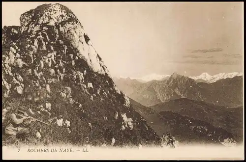 Foto Veytaux Rochers-de-Naye, Jäger 1912 Privatfoto