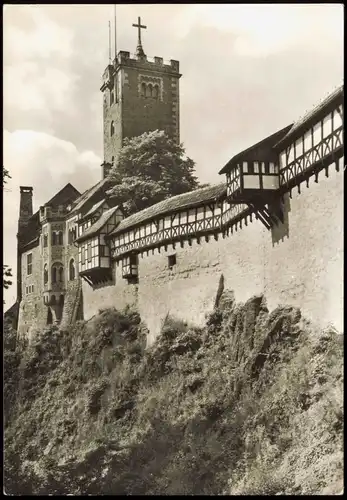 Ansichtskarte Eisenach Wartburg von Osten gesehen 1979