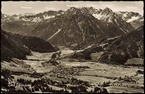 Ansichtskarte Bad Hindelang Kurorte Hindelang - Bad Oberdorf 1962