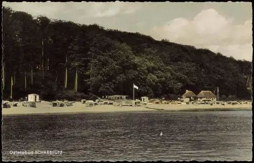 Ansichtskarte Scharbeutz Ostsee Strand Ostseebad 1950