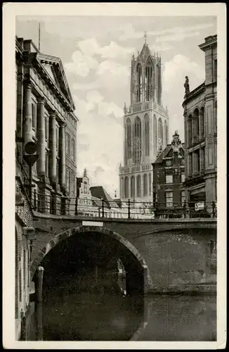 Postkaart Utrecht Utrecht Domkerk 1943
