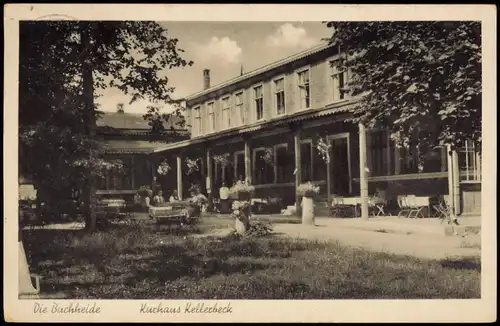 Postcard Stettin Szczecin Buchheide Kurhaus Kellerbeck 1941