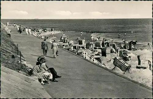 Ansichtskarte Wyk (Föhr) Partie am Südstrand 1966