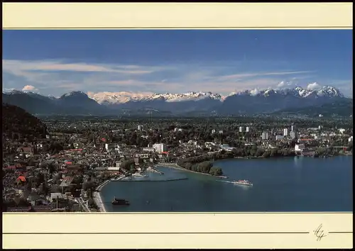 Bregenz Panorama-Ansicht Bodensee gegen die Schweizer Berge 2010