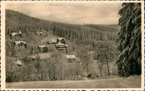 Bärenfels (Erzgebirge)-Altenberg (Erzgebirge) Stadtpartie im Winter 1941