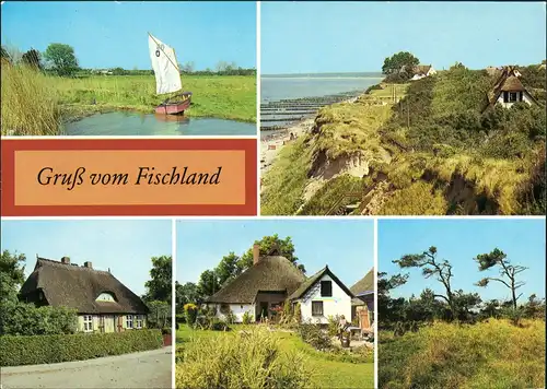 Fischland Ahrenshoop MB Hohes Ufer, Wustrow - Fischerkaten   2,  1988