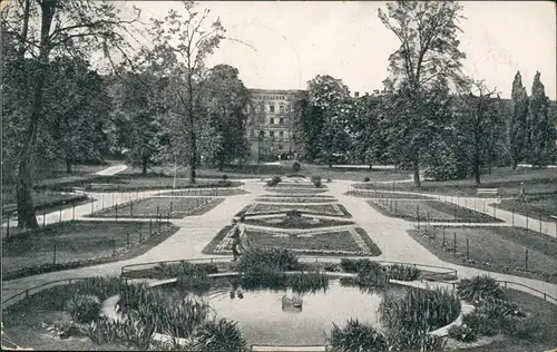 Postcard Stettin Szczecin In den Anlagen 1920