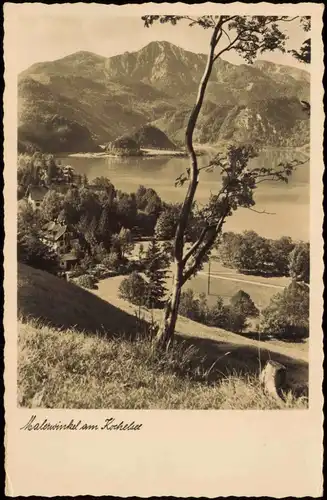 Ansichtskarte Schlehdorf Malerwinkel am Kochelsee 1950