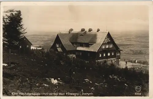 Bad Flinsberg Świeradów-Zdrój Heufuderbaude - Foto AK 1930/1935